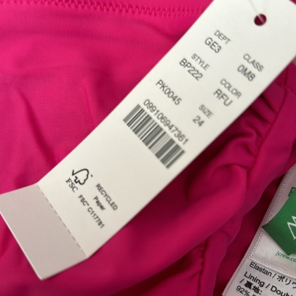 NWT J. Crew Ruched Sides Ruffle Strap One Piece - Picture 10 of 13